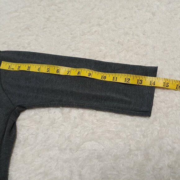 Bellambia Women's Gray 3/4 Sleeves Blouse Top Size M - Picture 5 of 8